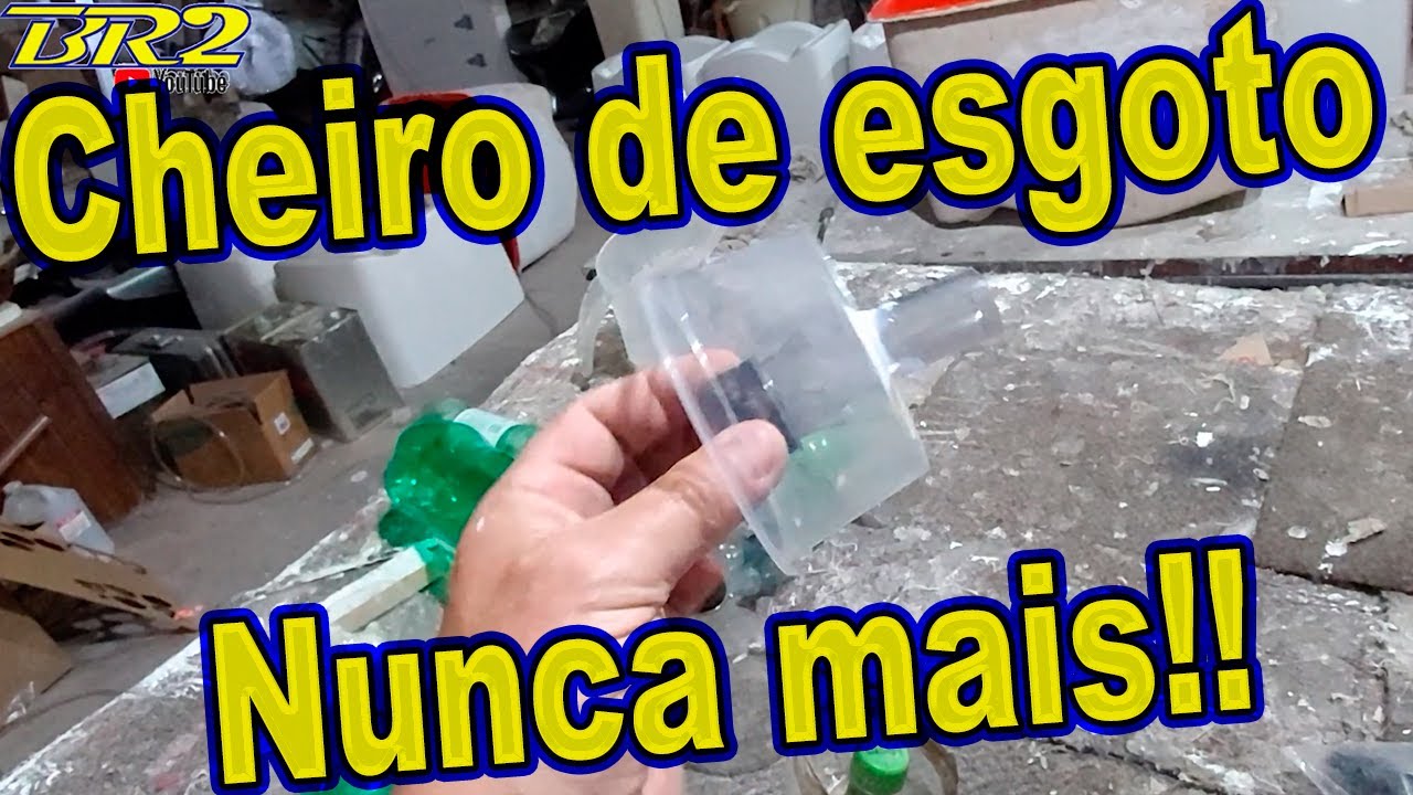 Cheiro de esgoto nunca mais. Faça você mesmo ralo para eliminar cheiro de esgoto