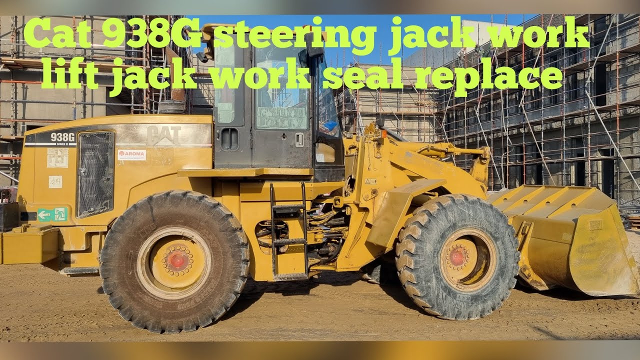 ##Cat 938G stering jack work lift jack seal replace work plz subscribe my youtube channel 🙏 