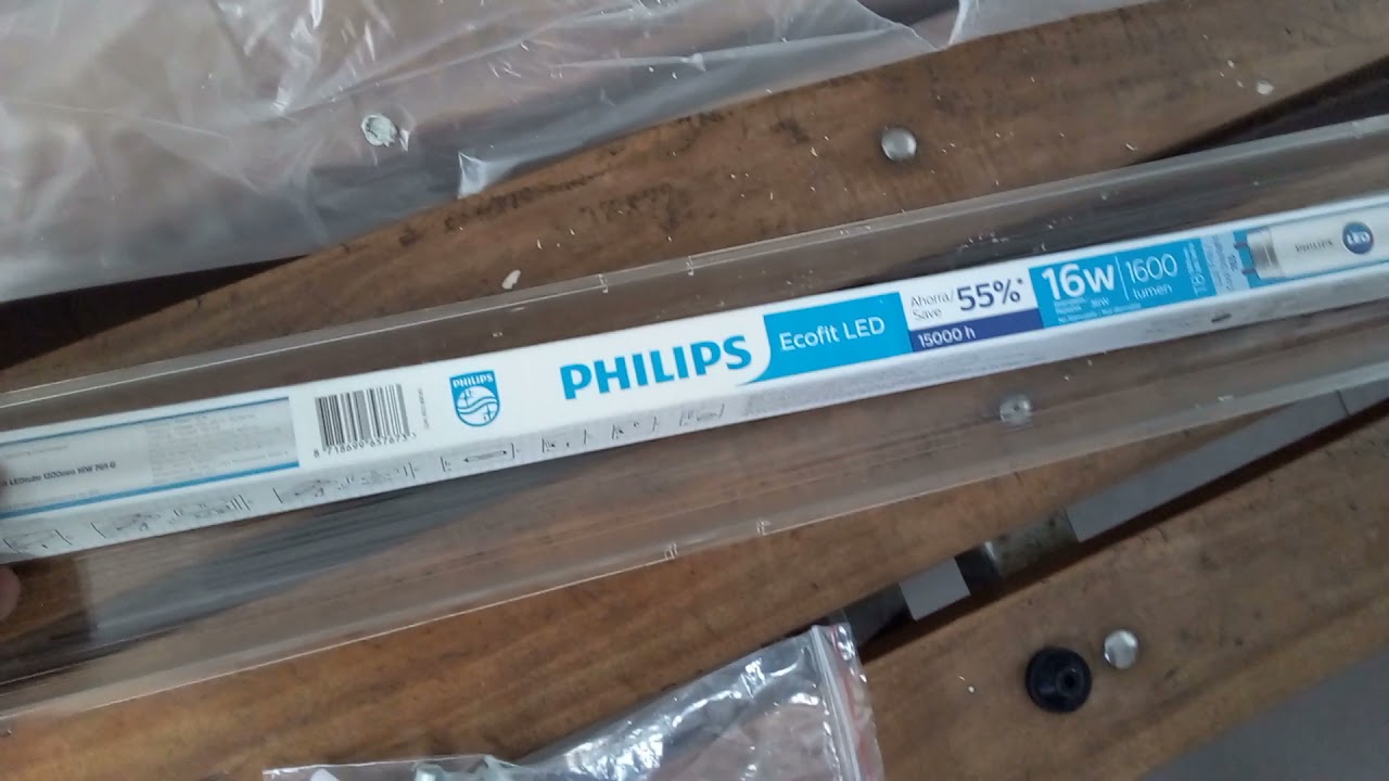 TUBO TIPO LED T5 /T8 DE16W COMO INSTALARLO