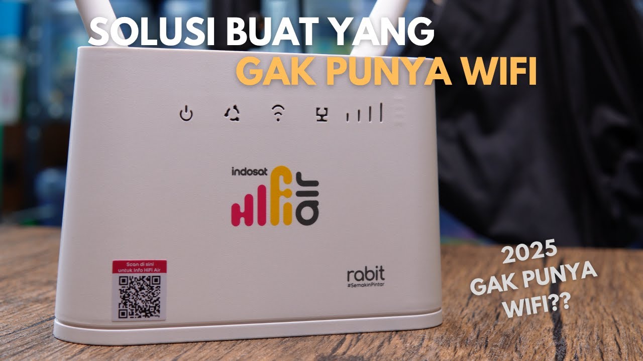 Router Rabit Indosat HiFi Air - Solusi buat yang mau rumahnya CANGGIH tapi tidak punya WIFI