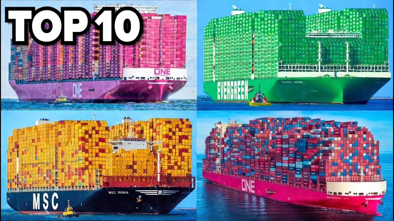 Top 10 Biggest Container Ships Ever Built – Ranked