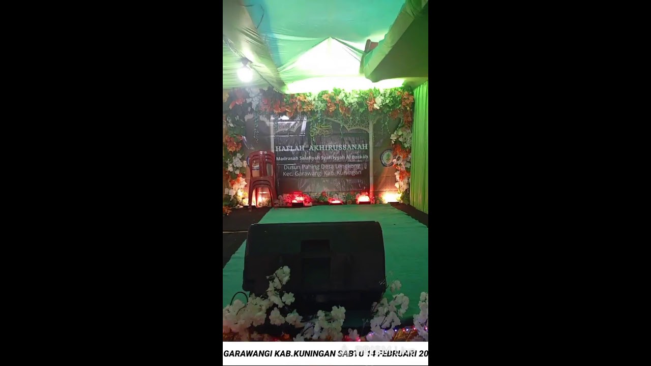Haflah Akhirussanah Madrasah Salafiyah Syafi'iyah Al Barkah , Dusun Pahing Desa Lengkong Garawangi
