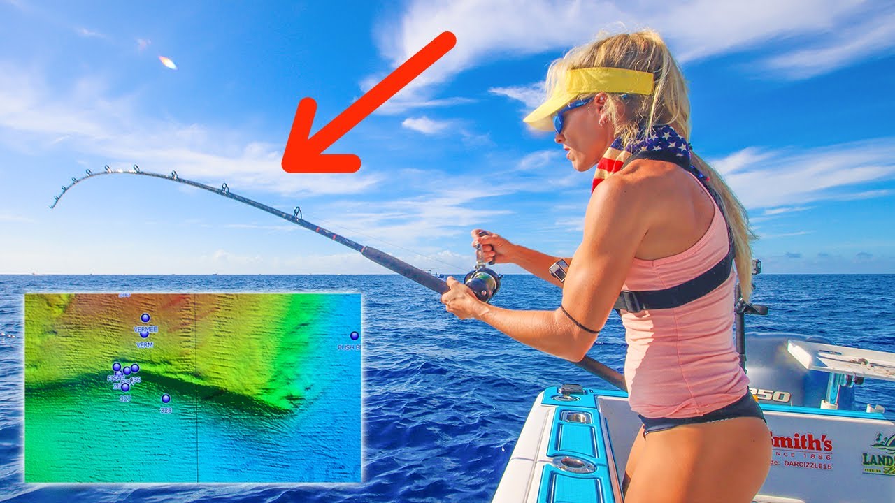 Girl Drops Baits on Florida's Best Ledge and Caught This! (Catch & Cook)