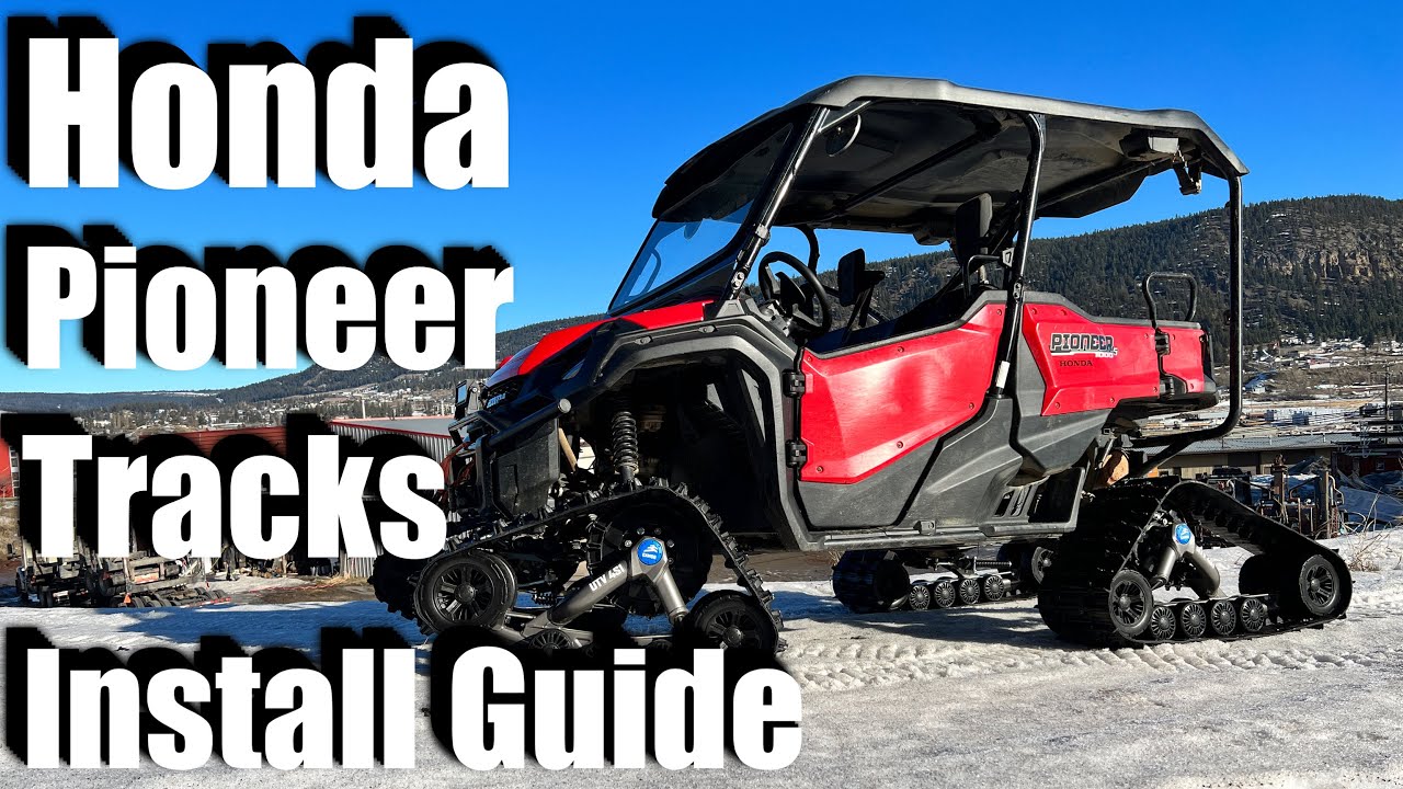 Пошаговое руководство по установке гусеницы Honda Pioneer 1000 (обучение)