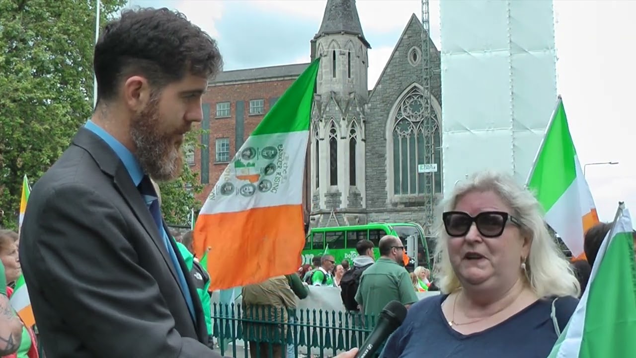 Dublin Protest Against EU Migration Pact