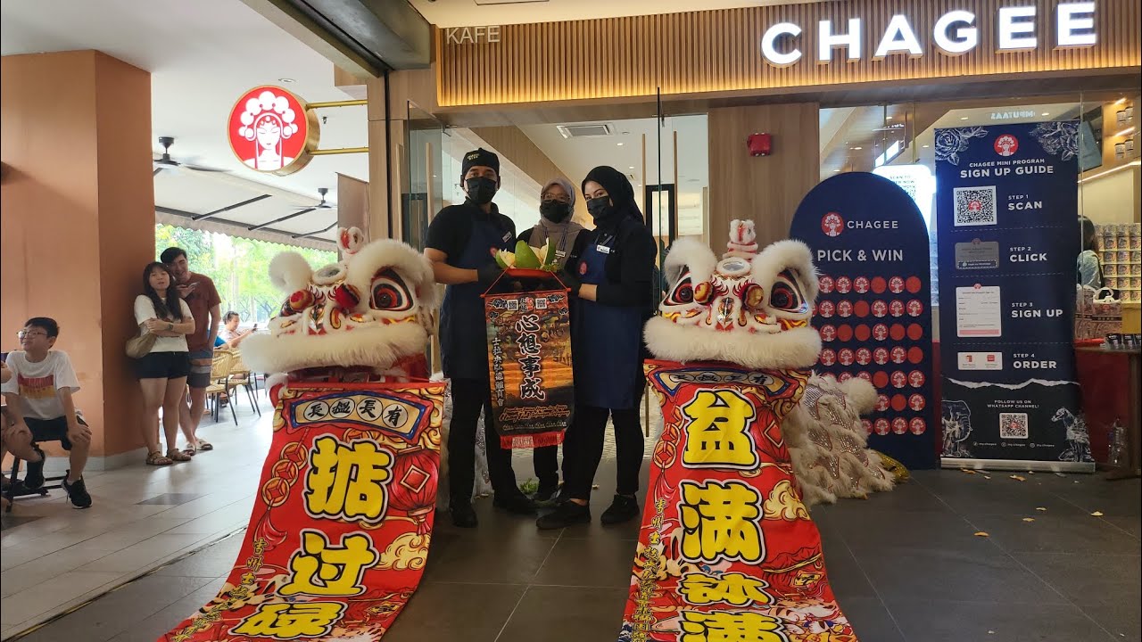 7 September 2024 - Selayang Hong Teck Lion Dance @Grand Opening Chagee Centerpoint BU