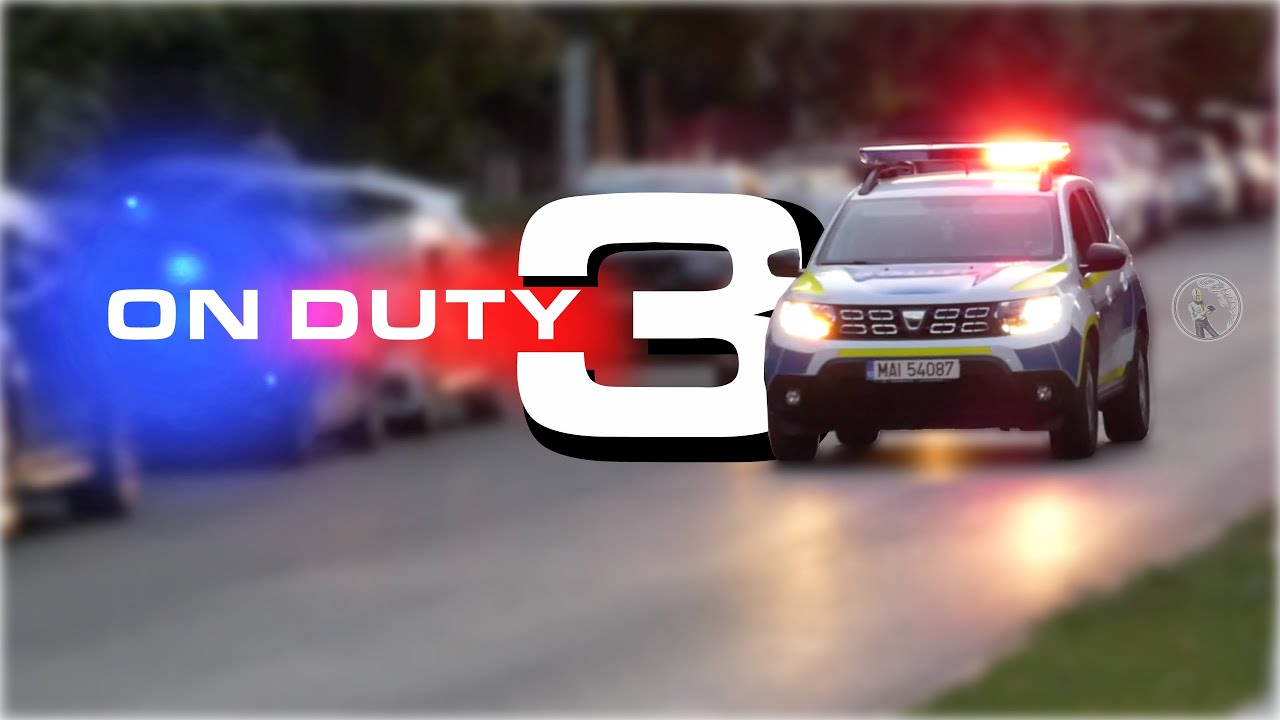 Romanian Police Cars on duty in Bucharest 3 | Mașini de poliție București 3-COMPILATION