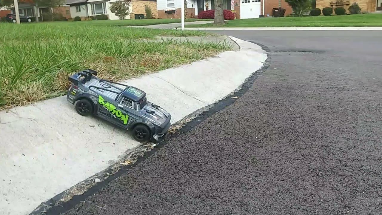 SG 1603 sliding around the street