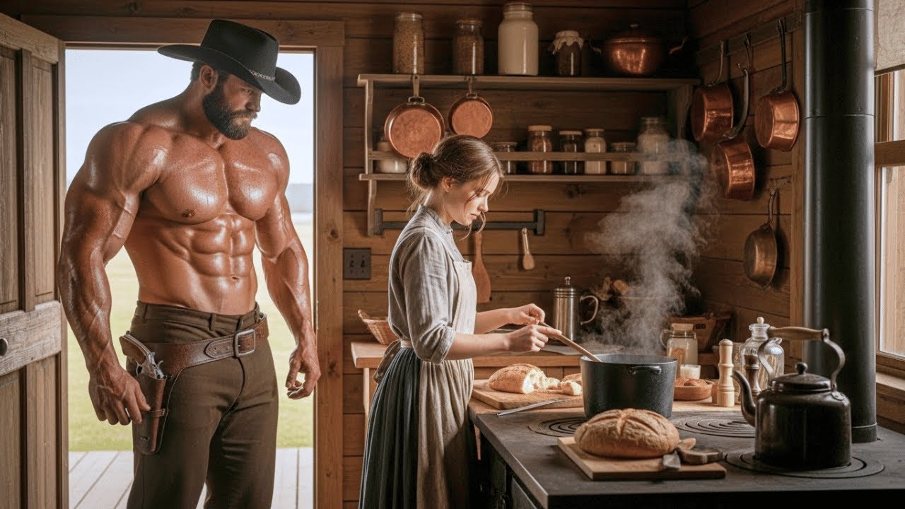 'I Ate the Food    Now I Crave the Cook,' Said the Giant Cowboy to the Lonely Widow He’d Hir