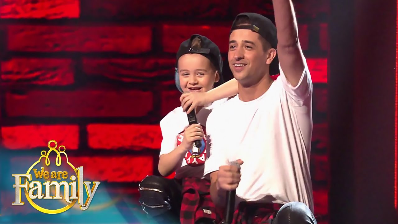 5-jarige Yessin rapt met papa Yes-R | We Are Family 2015 | SBS6