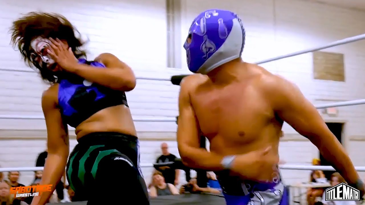 Holidead vs El Mariachi Loco - Sabotage Intergender Wrestling