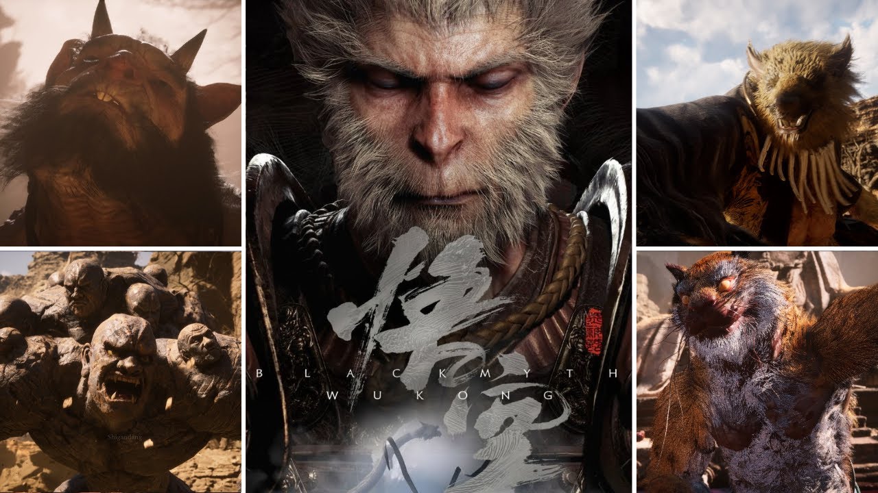 Black Myth Wukong All Boss Fights Chapter 2  ( Secret Bosses + Spirits )