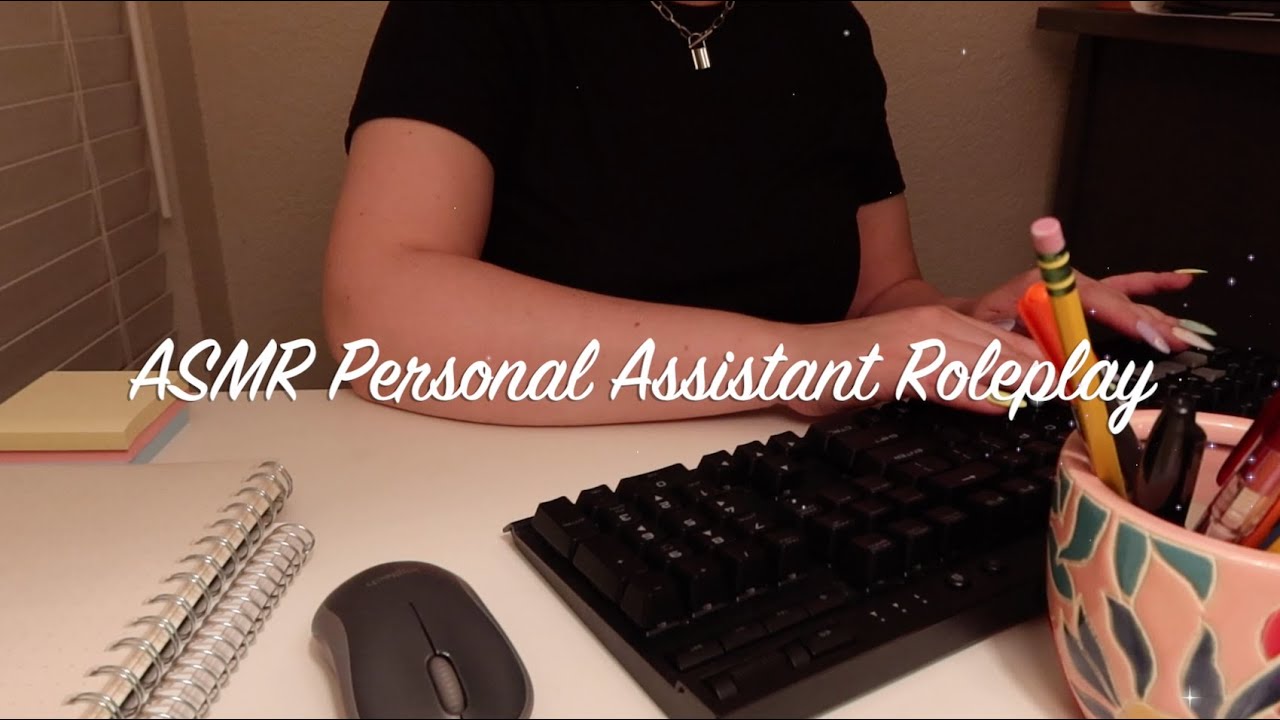ASMR Personal Assistant Roleplay | Soft-Spoken, Typing, Paper Sounds, Personal Attention