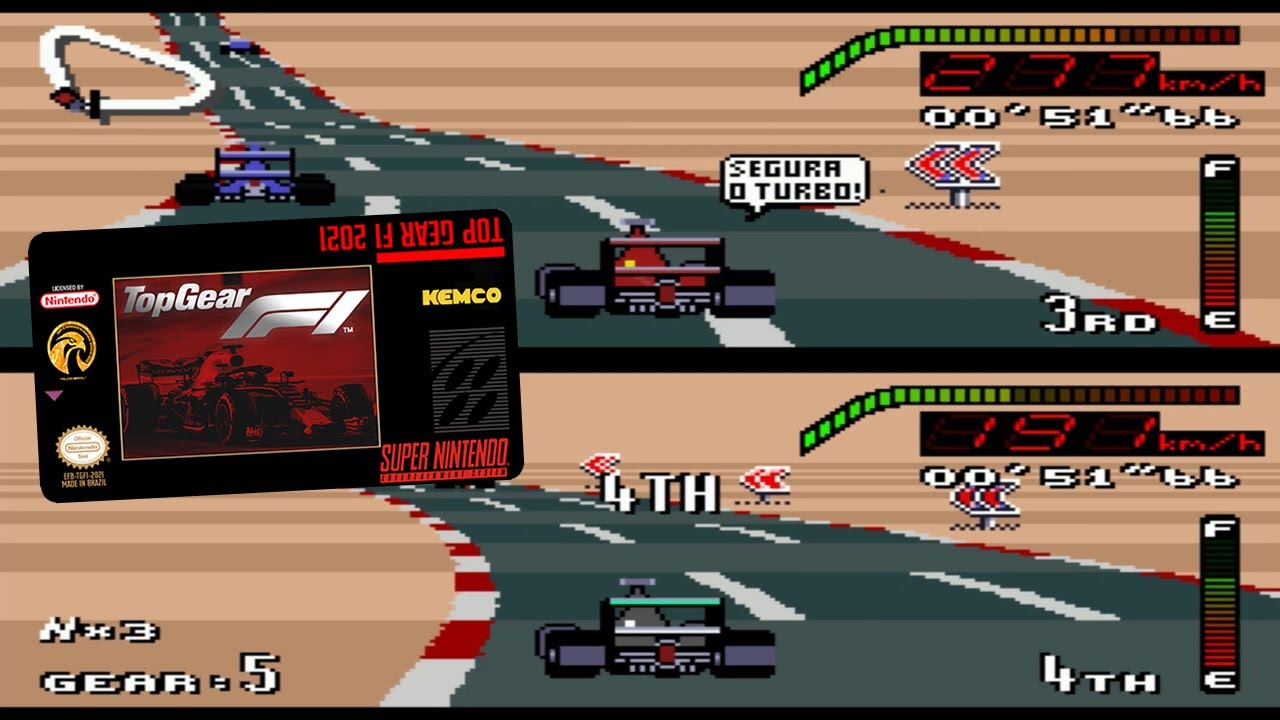 Top Gear Formula 1 -  Hack de/of Top Gear -  SNES/SFC - 