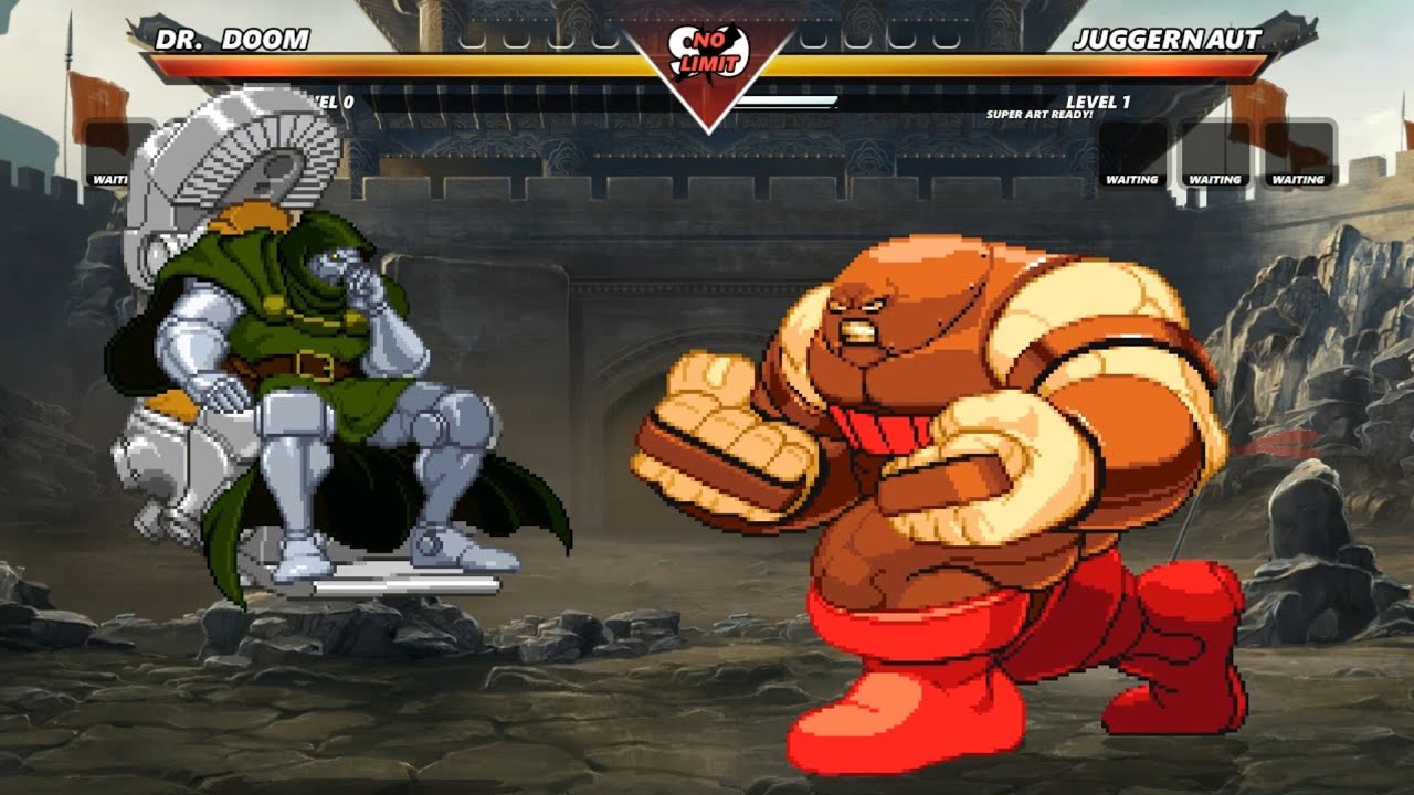 DR. DOOM vs JUGGERNAUT - Amazing epic fight battle !