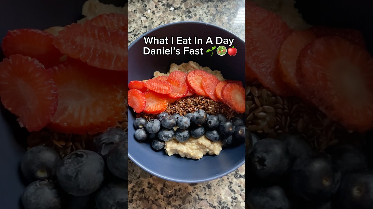 What I Eat In A Day: Daniel&rsquo;s Fast🌱 #whatieatinaday #vegan #fasting #danielfast #veganrecipe #pray
