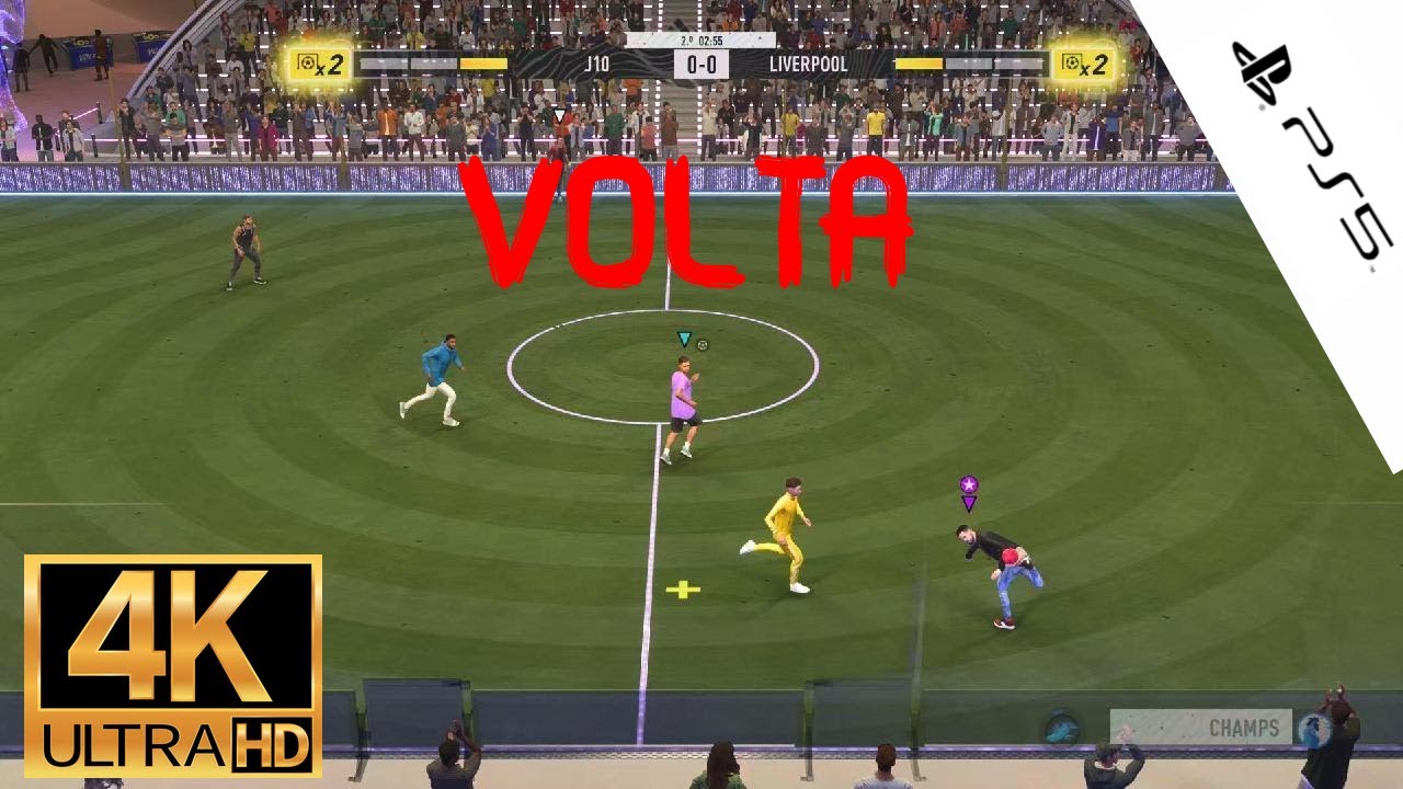 FIFA 22 PS5 4K HDR | VOLTA multiplayer