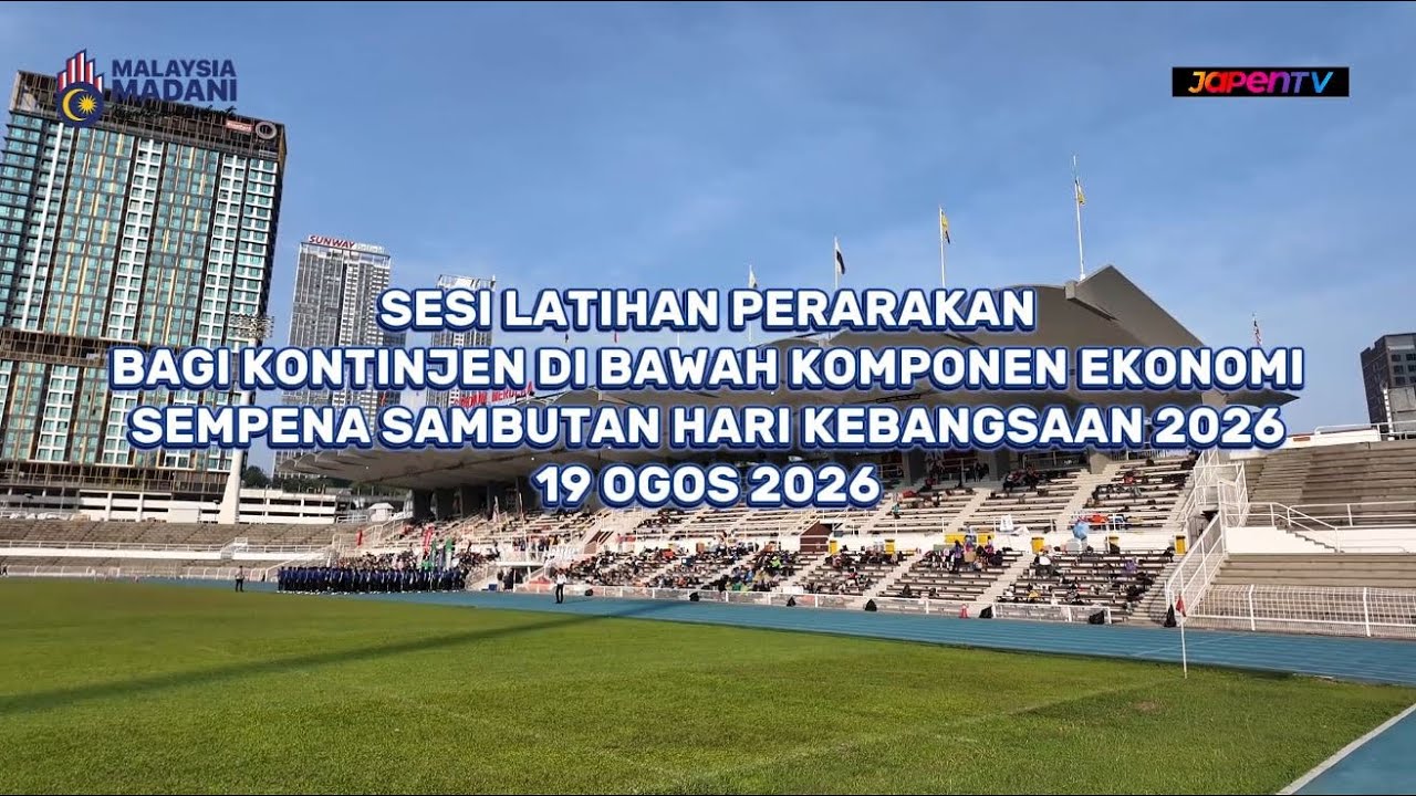 HKHM 2026 | 1,859 Peserta Komponen Ekonomi Semarakkan Perarakan Hari Kebangsaan 