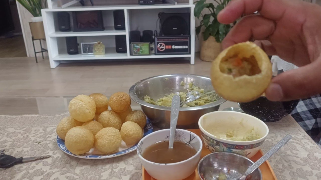 Homemade Panipuri 🤭 | Sunday vlog #panipuri #panipurilovers