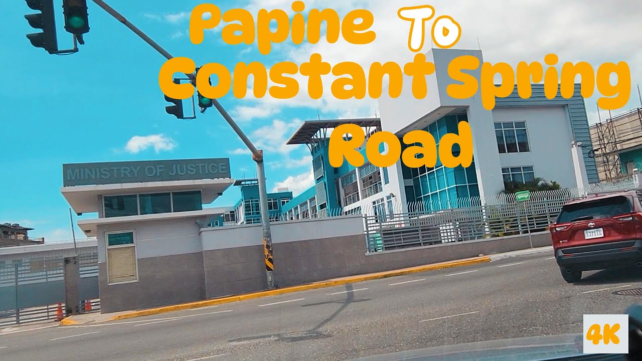 [4K] Island Vibes: Explore Kingston, Jamaica | Papine to Constant Spring Road Drive