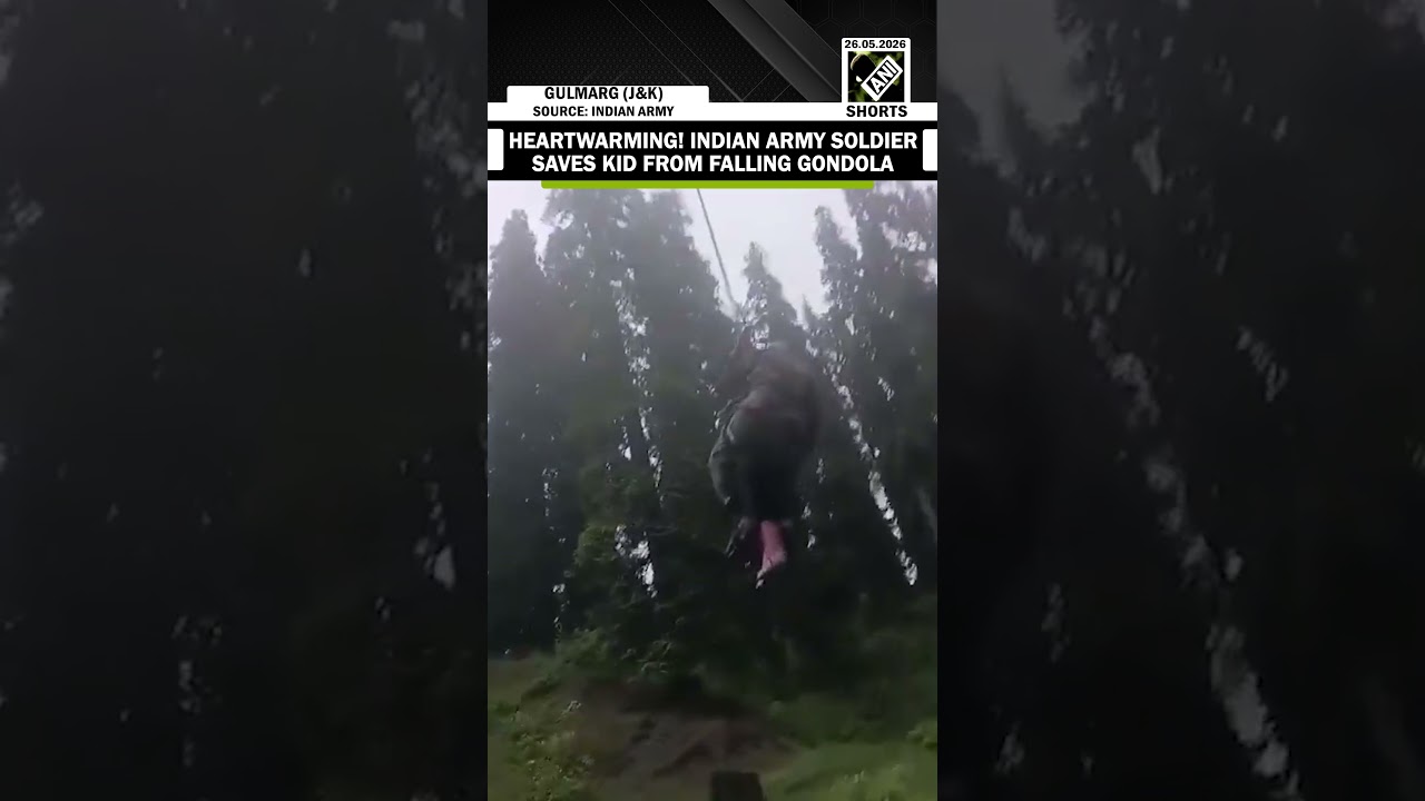 Heroic rescue in Gulmarg: Indian Army shares video of saving child from Gondola mishap