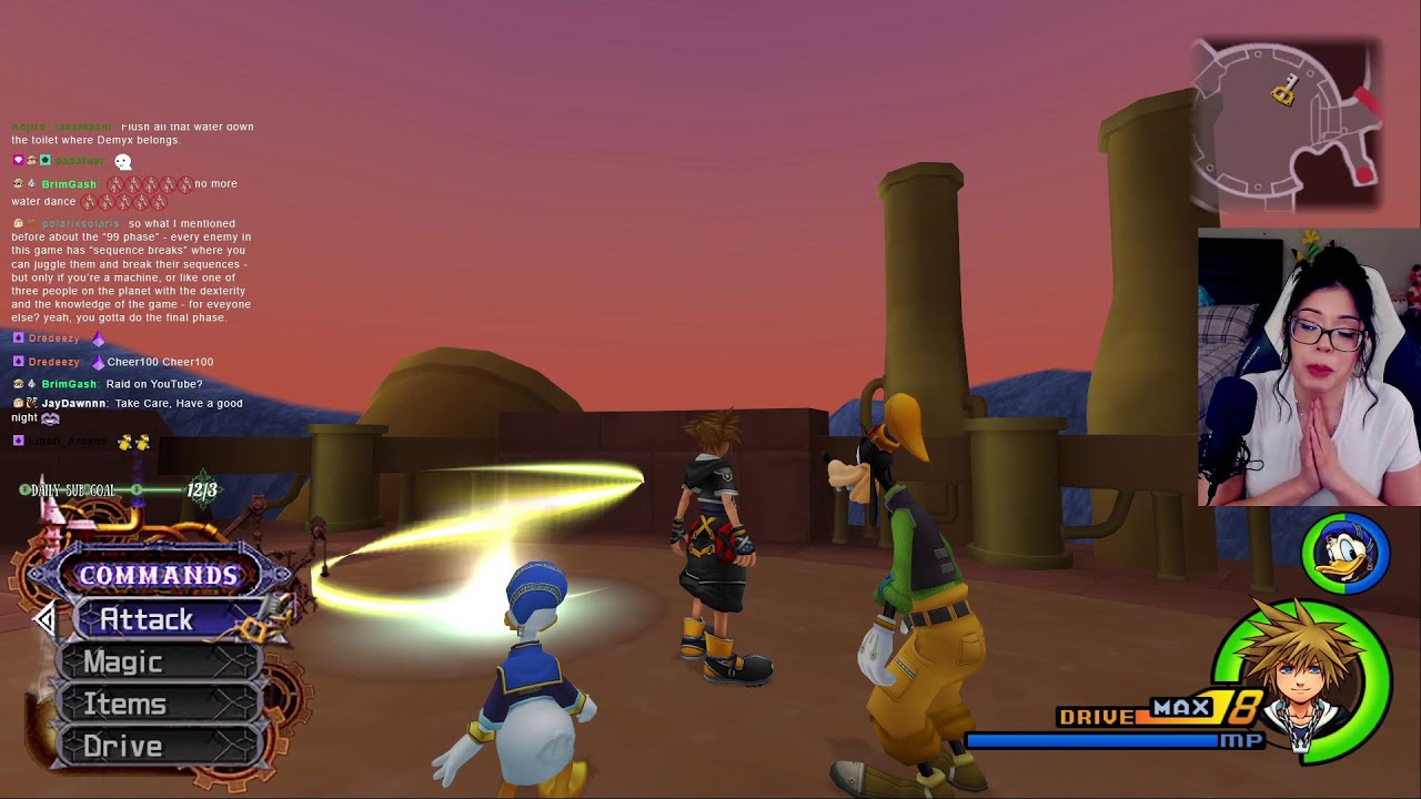 Kingdom Hearts II [KH2] First Playthrough - Day 24 - Critical Mode - Data Battles?
