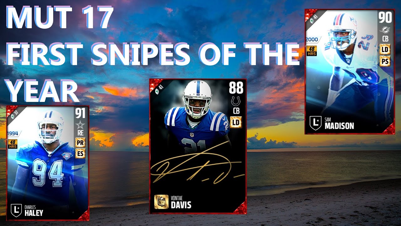 MUT 17 - First Snipes of the Year!!