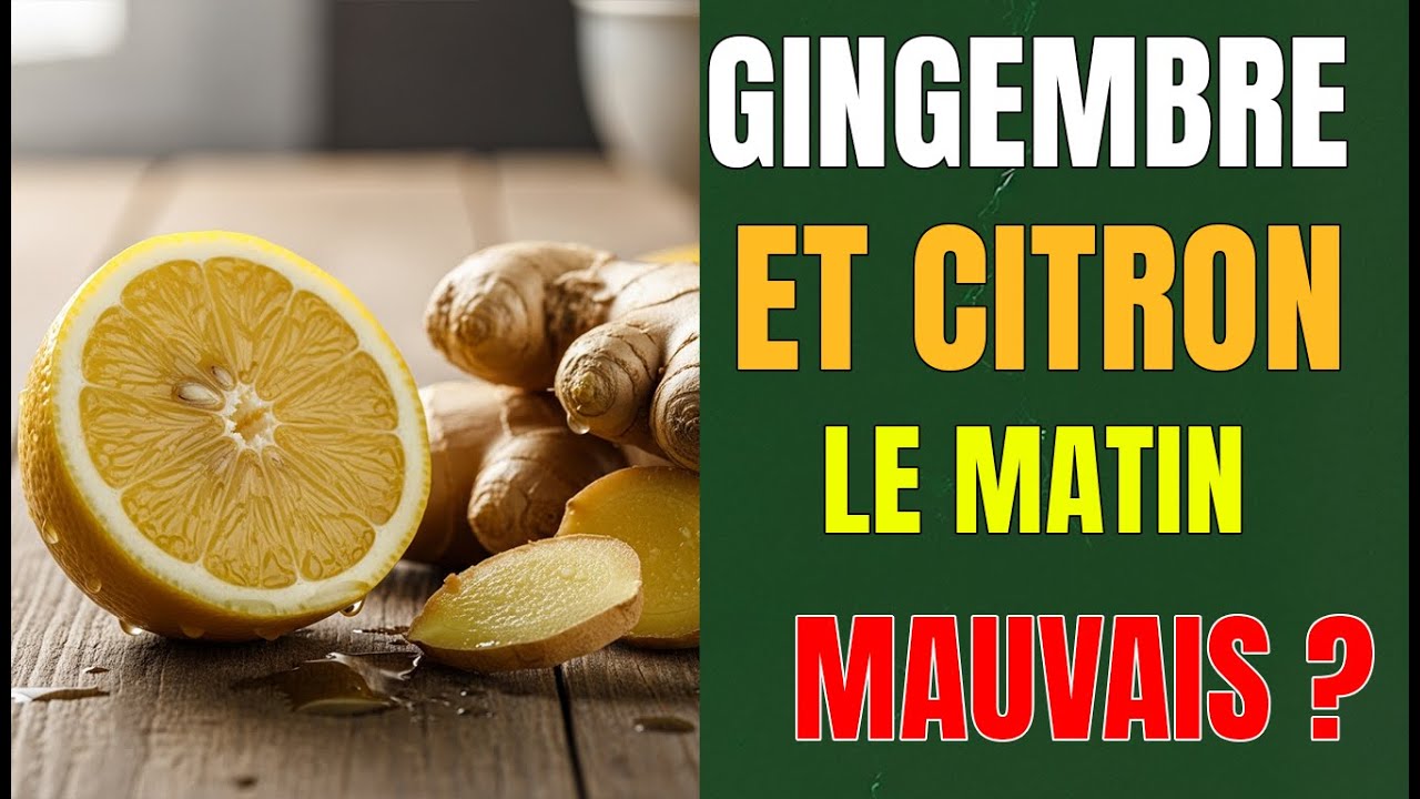 Boire citron-gingembre le matin après 60 ans : ce que personne ne vous dit