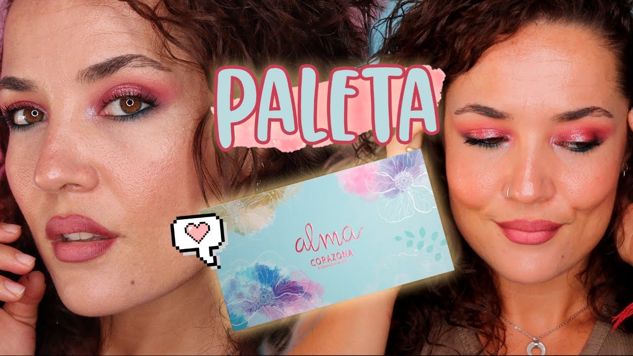 🔥Paleta ALMA X CORAZONA ✨| Swatches, Makeup y mi primera impresión| Merece la pena??| MiMundoBeauty