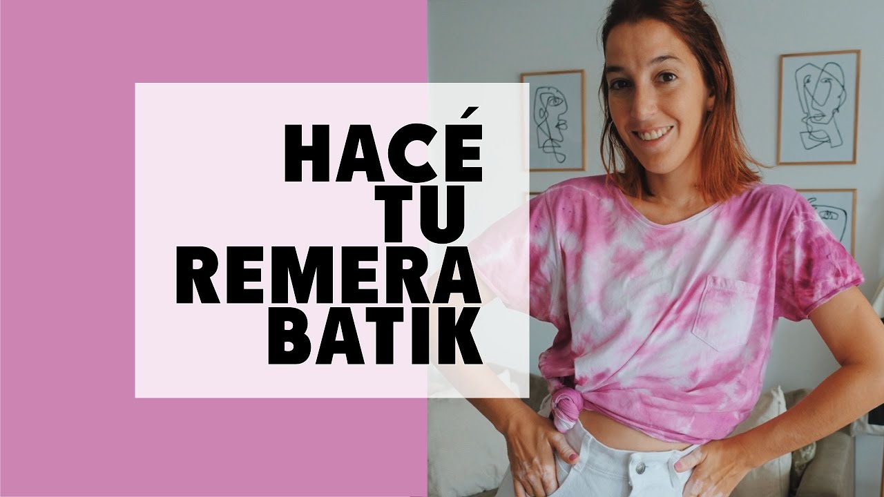 DIY: RENOVÁ TU REMERA Y HACELA BATIK | IDEAS 