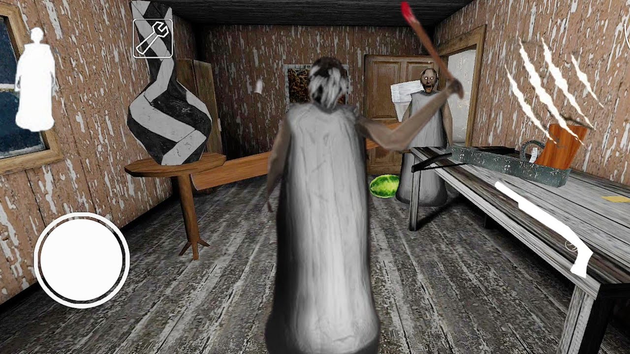 Playing As granny and grandpa again in granny chapter [Good mpde menu]