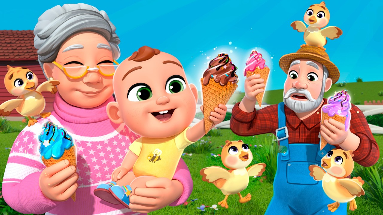 Eating Yummy Ice Cream | Hello Family Song +More Lalafun Nursery Rhymes