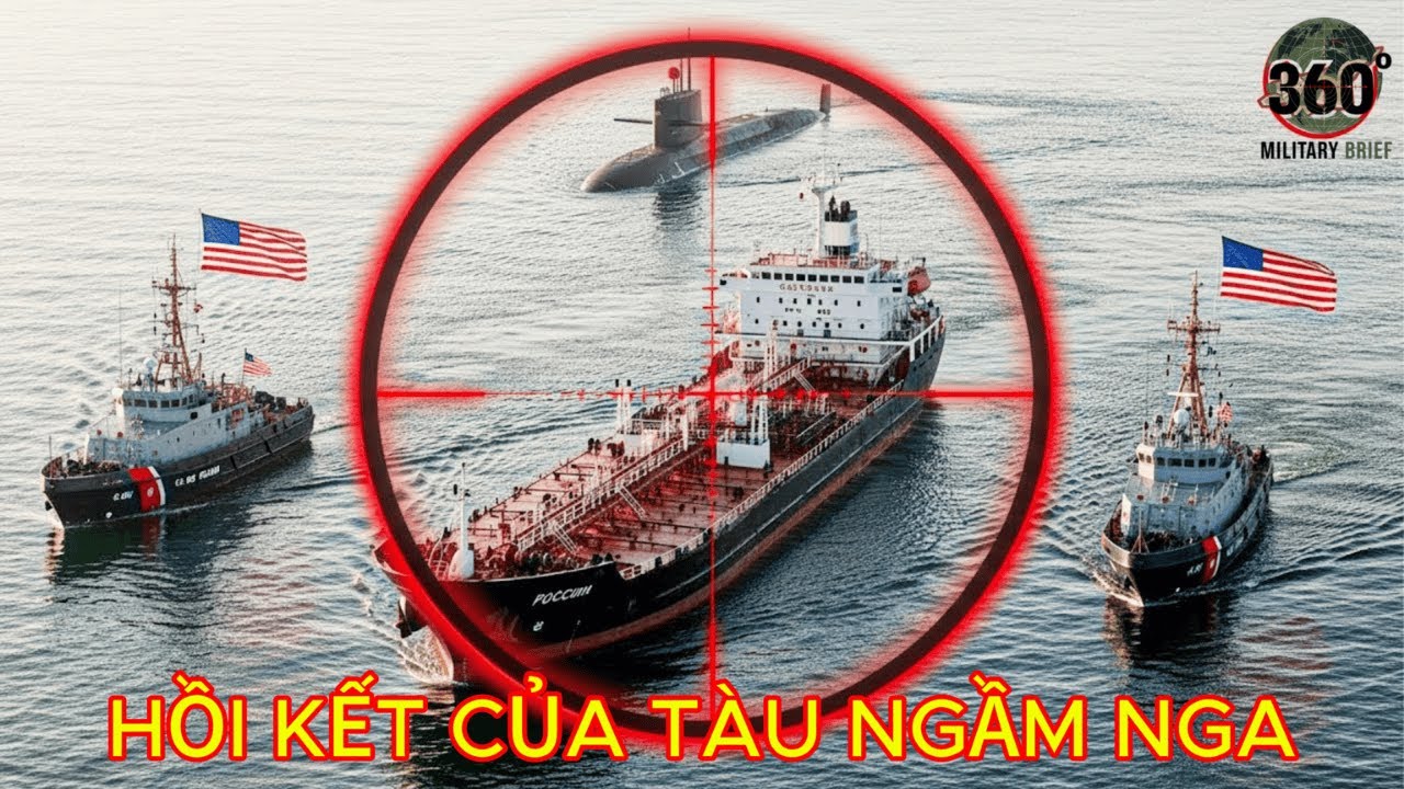 Mỹ Dùng Tàu Dầu Làm Mồi Nhử — Tàu Ngầm 450 Triệu Đô Của Nga Tự Chui Đầu Vào Rọ