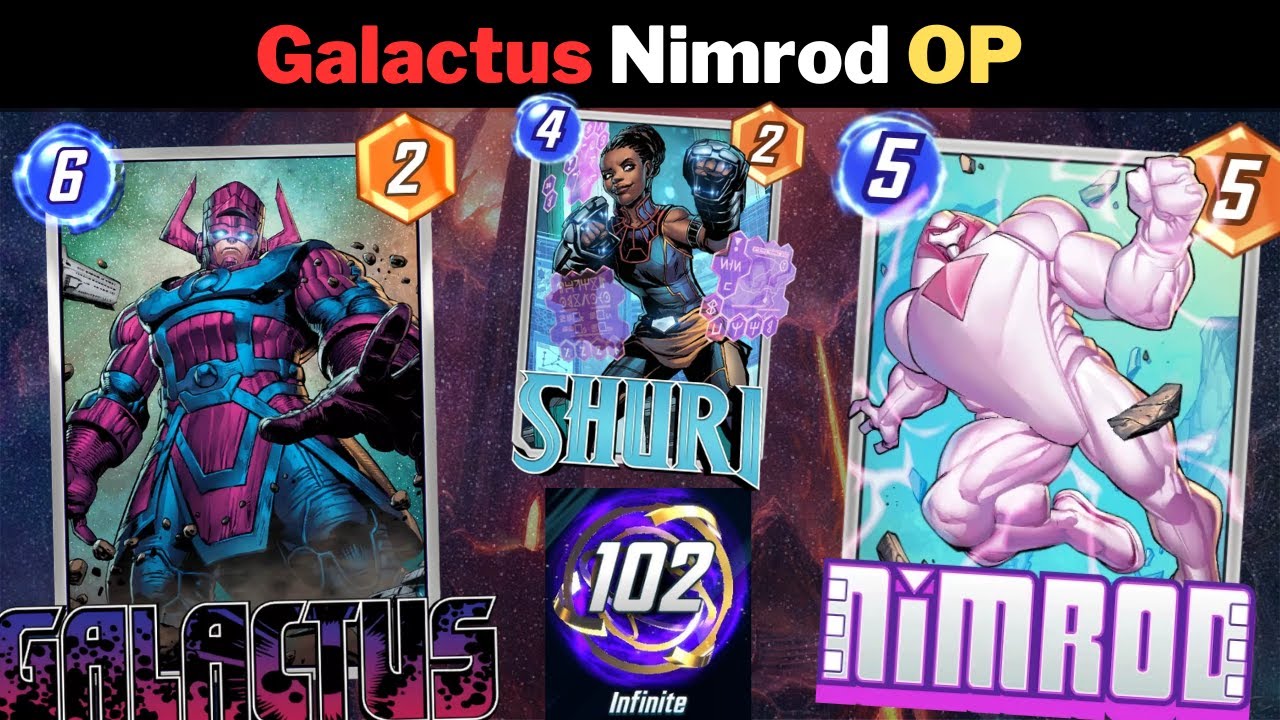 BEST GALACTUS NIMROD Destroy Deck to Infinite Rank - Marvel Snap