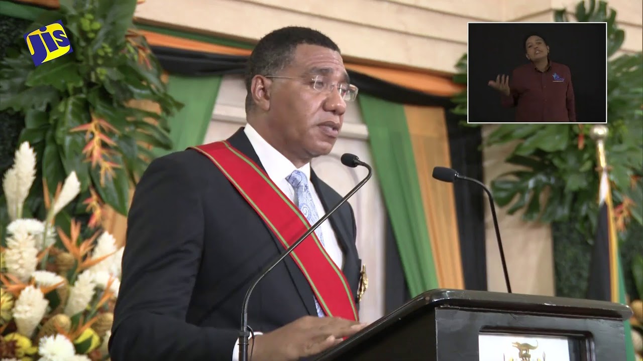 2020 Swearing-In of Most Hon. Andrew Holness as Prime Minister of Jamaica