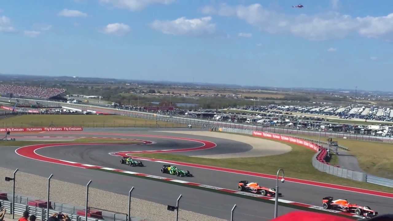 F1 Turn 9 COTA V8 Roar