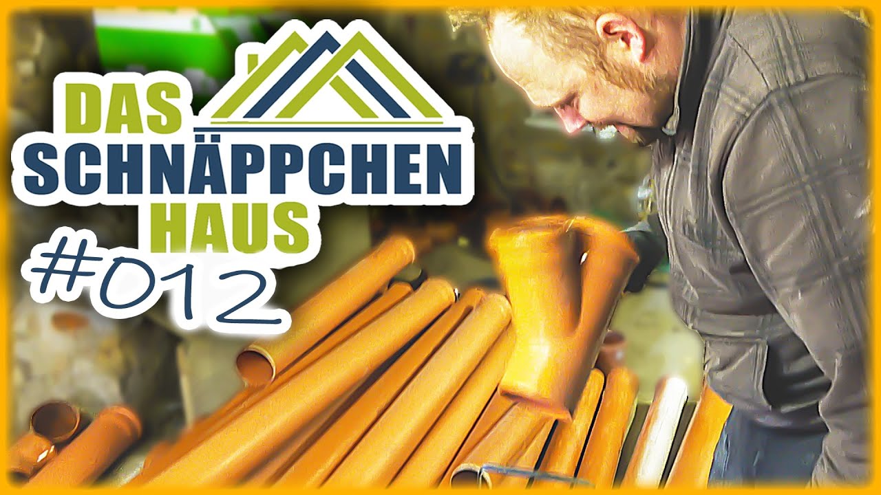 SCHNÄPPCHENHAUS #012 | Abflussrohre für Bad & Küche verlegen! | Home Build Solution