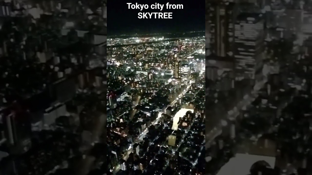 Tokyo city view from SKYTREE 