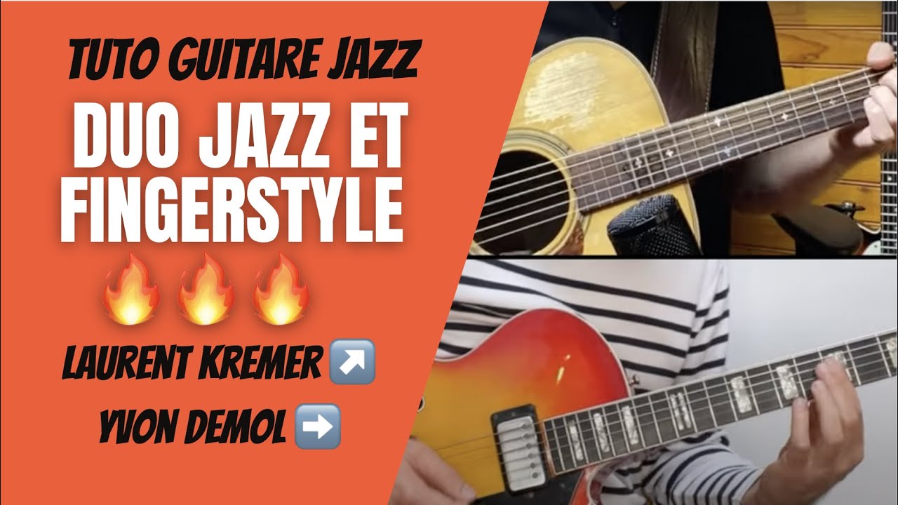 TUTO COMPING GUITARE JAZZ : accompagner un guitariste finger picking (duo avec Laurent KREMER)