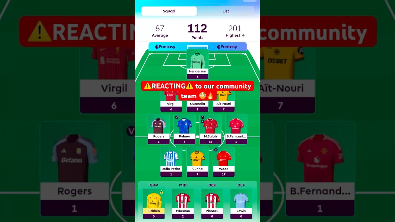 We are bringing back the FPL community team 😤🔥 #fantasyfootball #fplfamily #fplcommunity