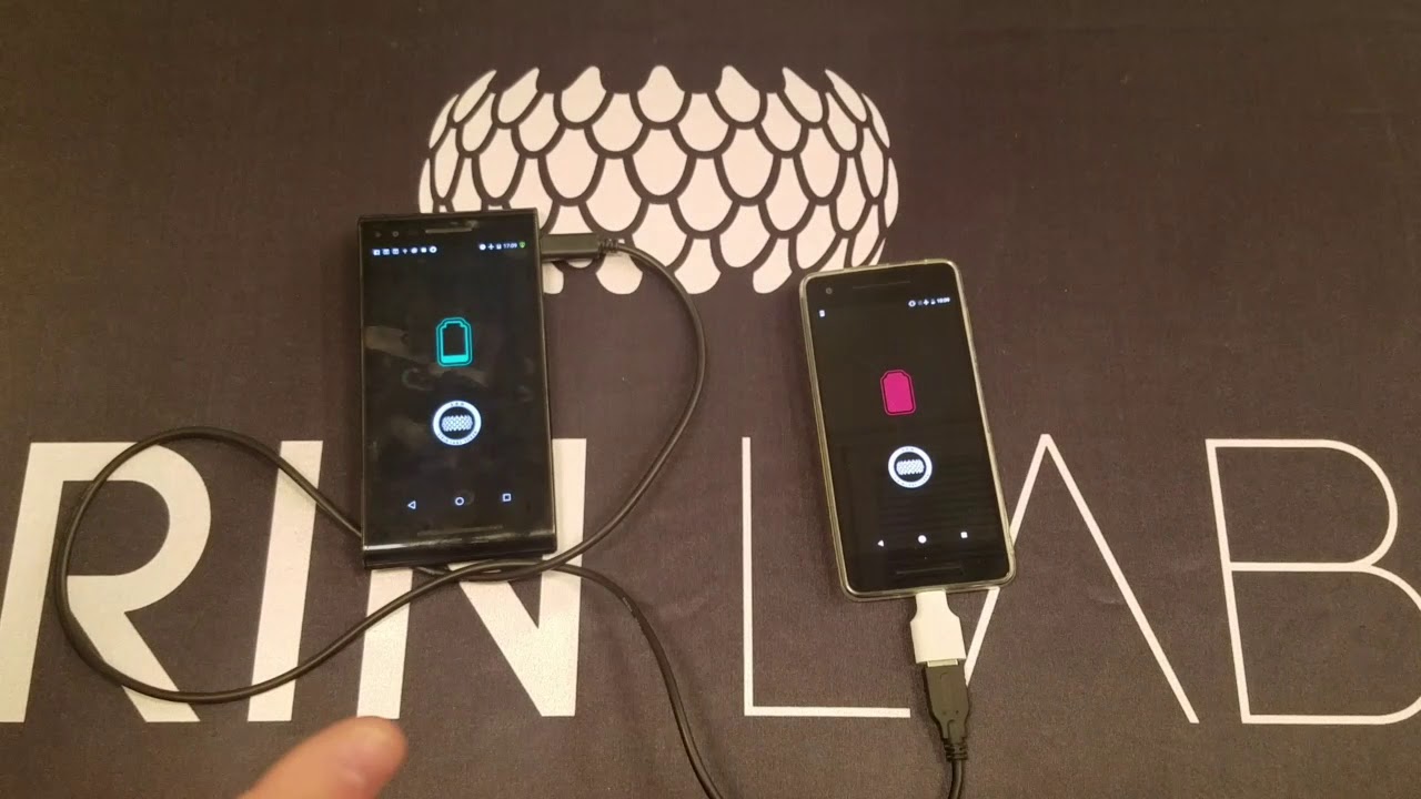 Demonstration of the SIRIN OS' Secure P2P Functionality