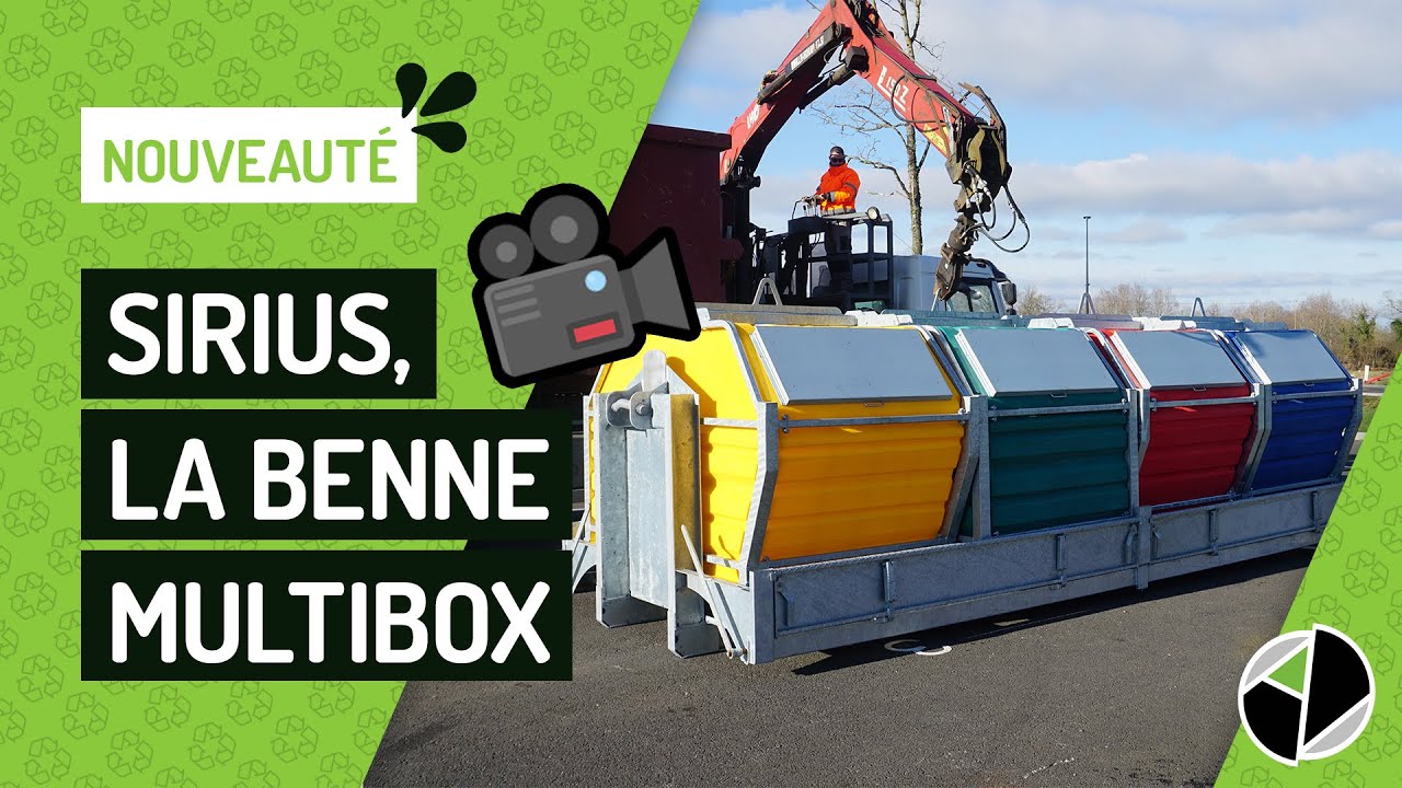 Une nouvelle façon de trier ses déchets 7 flux : découvrez Sirius, la benne multibox