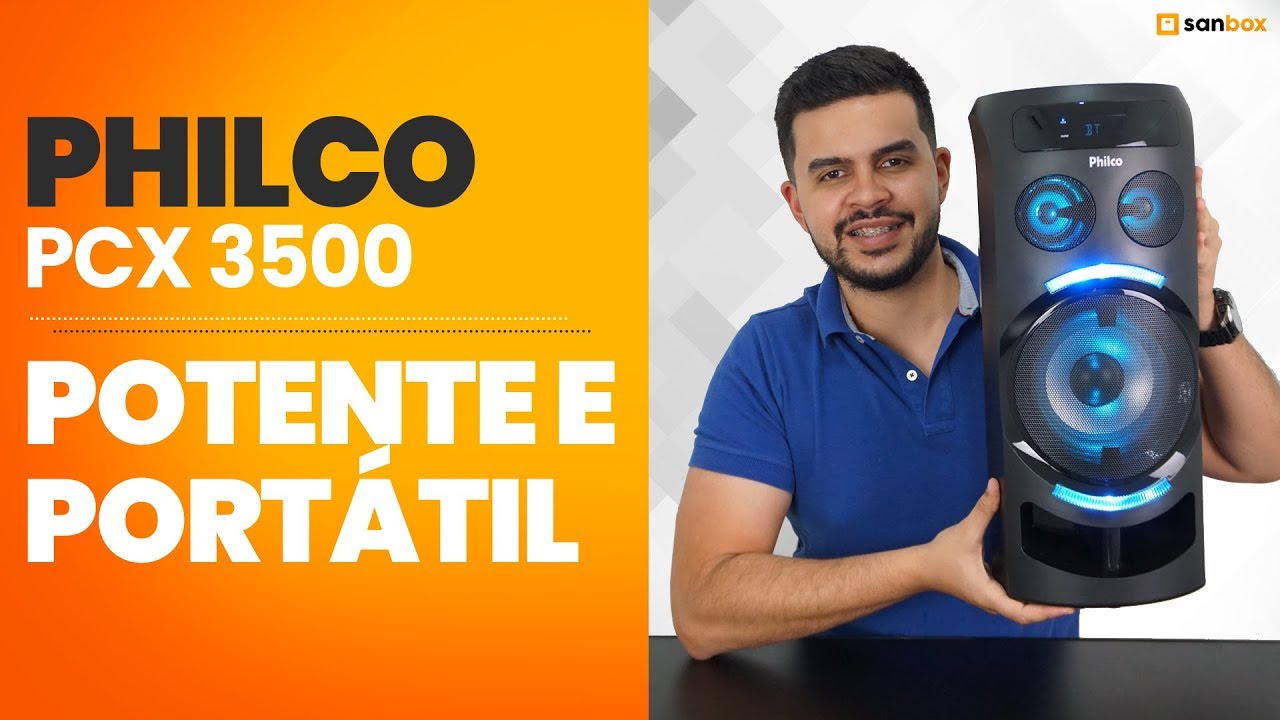 LANÇAMENTO Philco! PCX 3500! Saiba tudo agora dessa Caixa Amplificada Bluetooth!