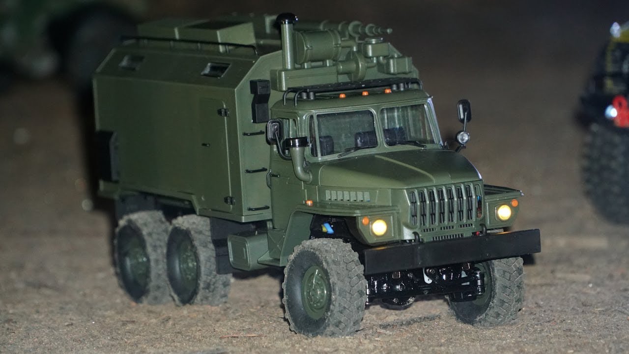 WPL B36 Ural 1/16 2.4G 6WD Обзор. Военный грузовик. RTR Crawler Toy