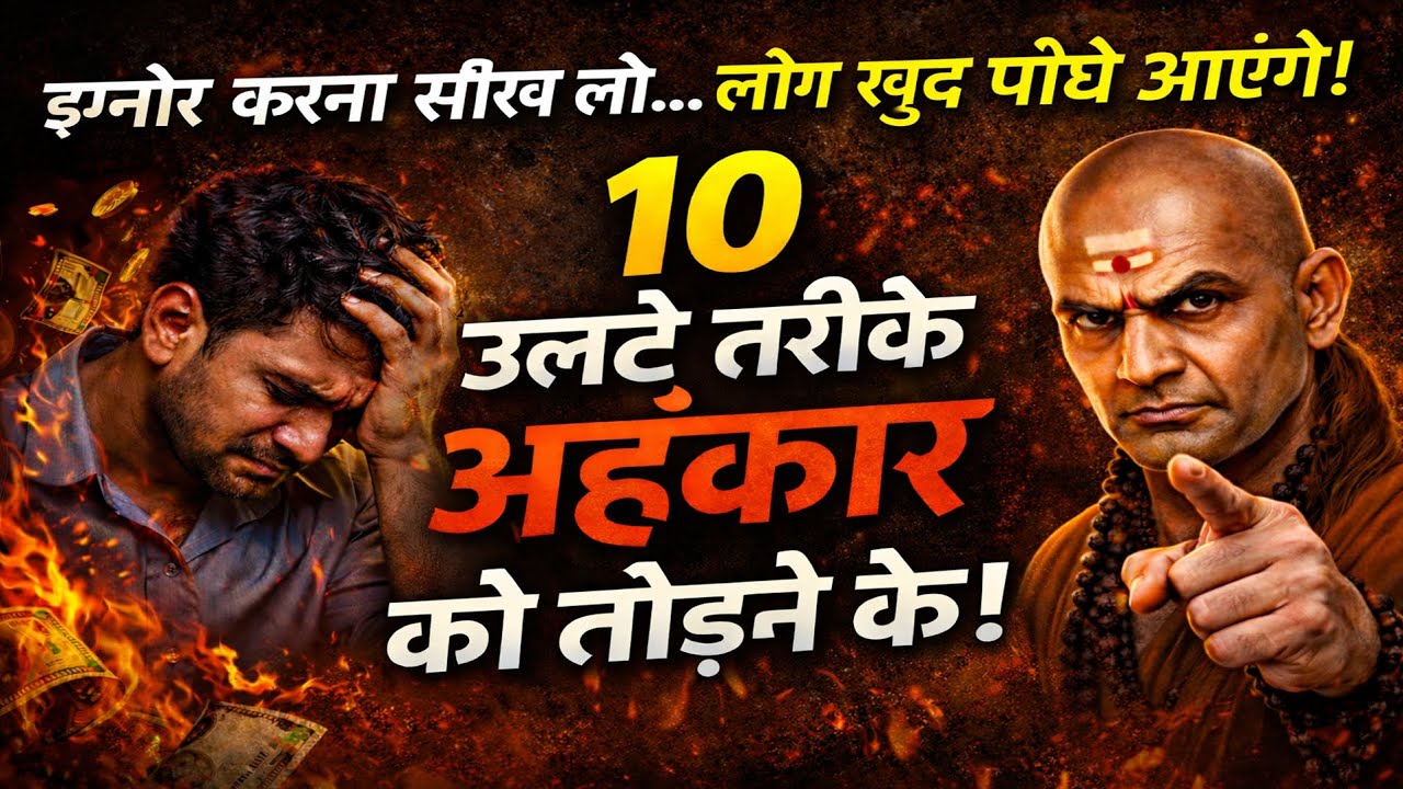 इग्नोर करना सीख लो… लोग खुद पीछे आएंगे! | Chanakya Niti Psychology | 10 Mind Game Strategies