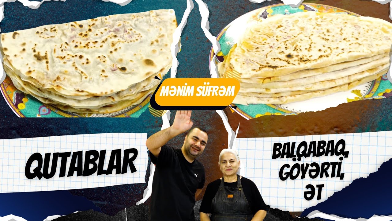 Mənim s&uuml;frəm - Balqabaq, ət, g&ouml;yəri qutablarının hazırlanması