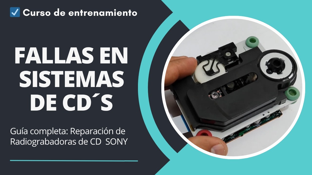 Así se repara un reproductor de CD´s