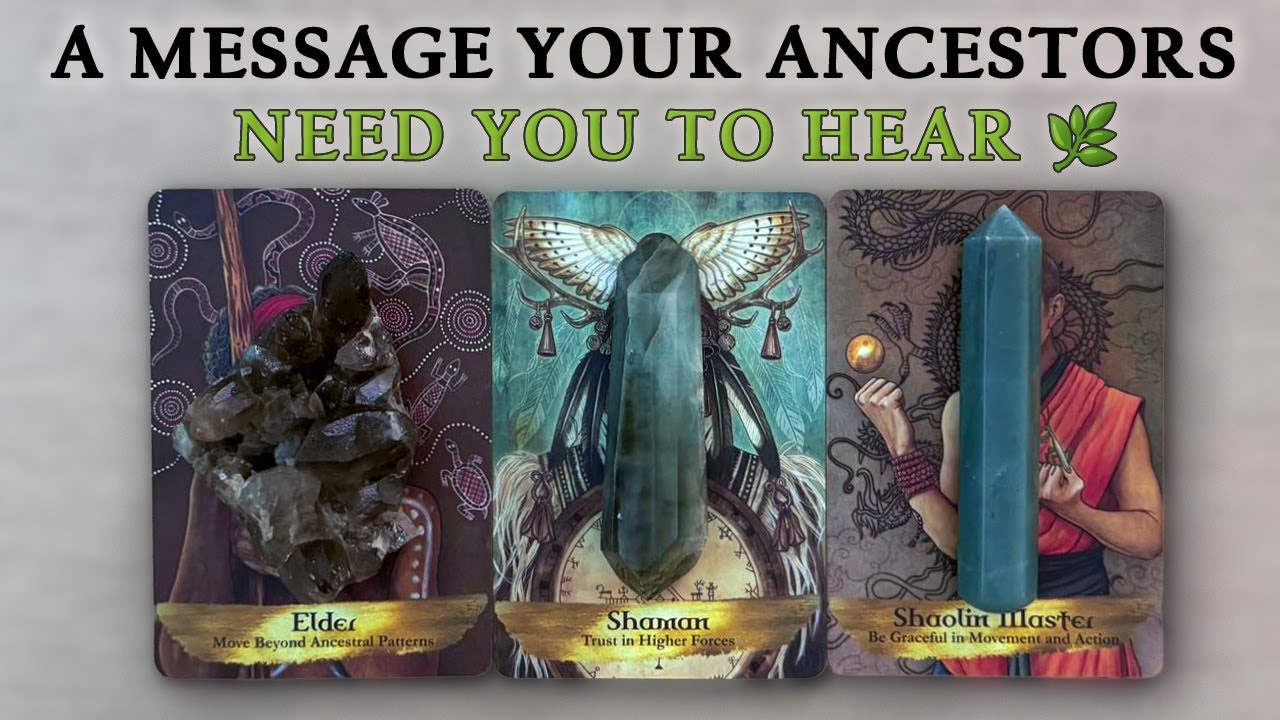 🕊️ A Message Your Ancestors Need You To Hear 🌿✨ |Pick A Card  Reading | Timeless & Channeled