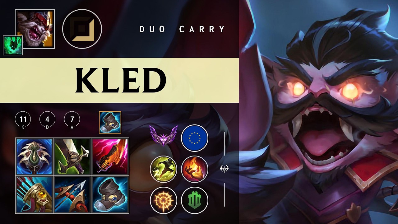 Kled ADC vs Ziggs - EUW Master Patch 26.04