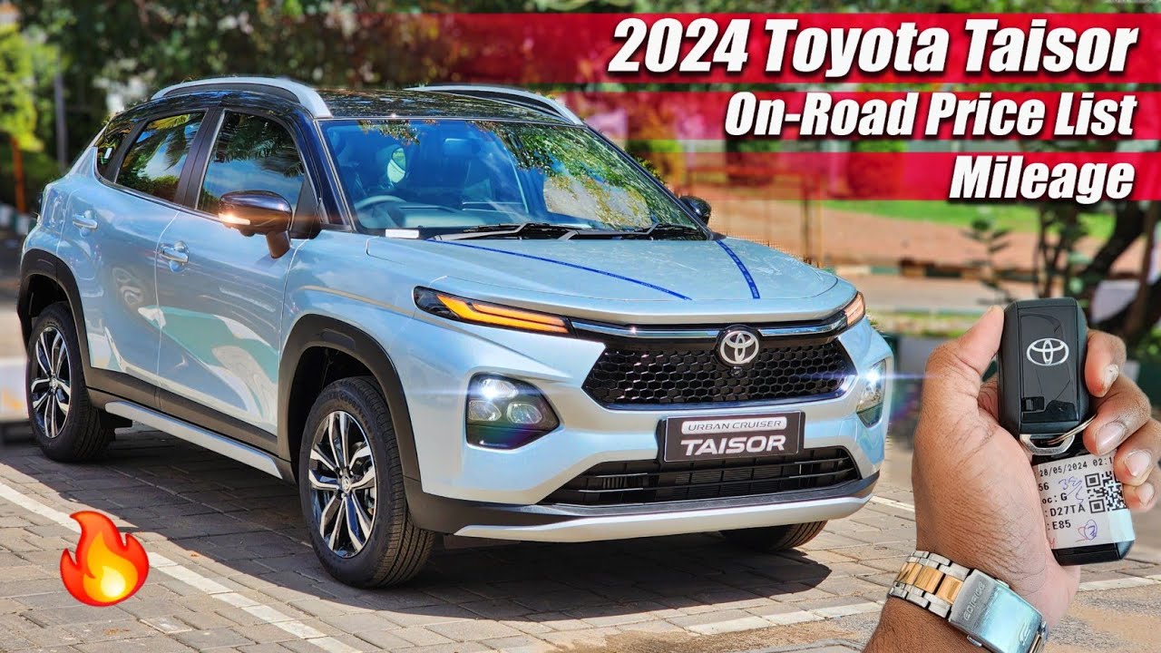Toyota Taisor V Top Model, On Road Price List, Mileage, Colours, Features